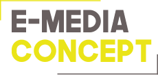 Logo E-media Concept