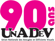 Logo Union Nationale des Aveugles et Déficients Visuels